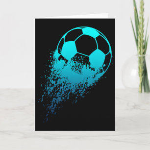 Voetbalspeler Sport Vintage Mannen Jongens Voetbal Kaart