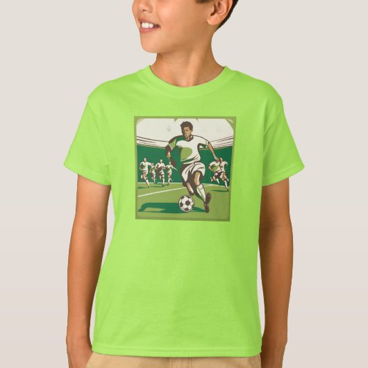 Voetbalspeler T-shirt (Voorkant)