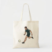 Voetbalspeler Tote Bag (Voorkant)