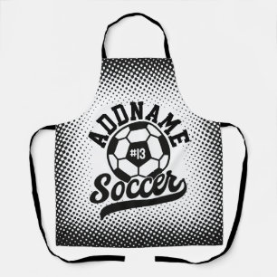 Voetbalspeler VOEG NAAM TOE Voetbalteam Gepersonal Schort