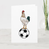 Voetbalspeler Voetbal Kaart (Voorkant)