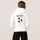 Voetbalspeler Voetbal Sport Jongens (Achterkant volledig)