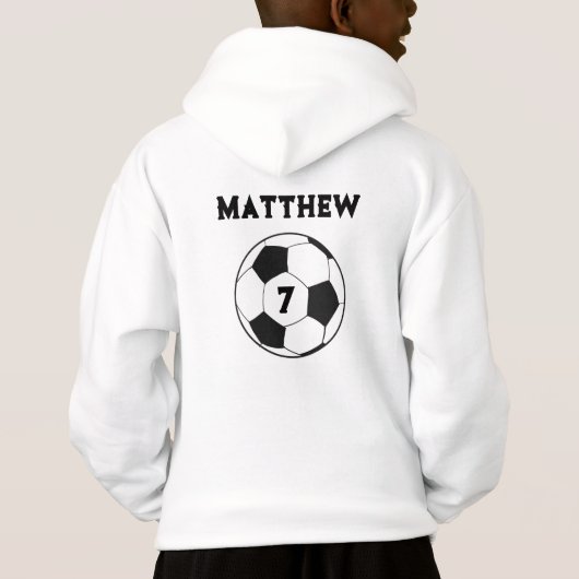 Voetbalspeler Voetbal Sport Jongens (Achterkant)