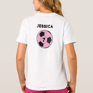 Voetbalspeler Voetbal Sport Meisjes T-shirt