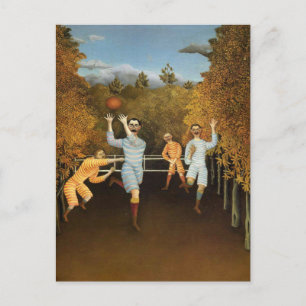 Voetbalspelers door Henri Rousseau ansichtkaart Briefkaart