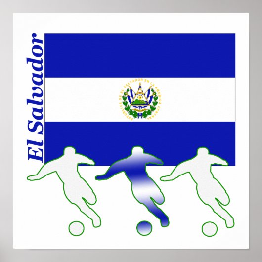 Voetbalspelers - El Salvador Poster (Voorkant)