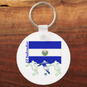 Voetbalspelers - El Salvador Sleutelhanger (Voorkant)