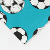 Voetbalspelers Fleece Deken (Hoek)