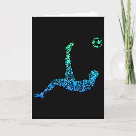 Voetbalspelers Mannen Kaart (Voorkant)