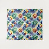 Voetbalspirit naar je Design brengen Wandkleed (Voorkant (horizontaal))