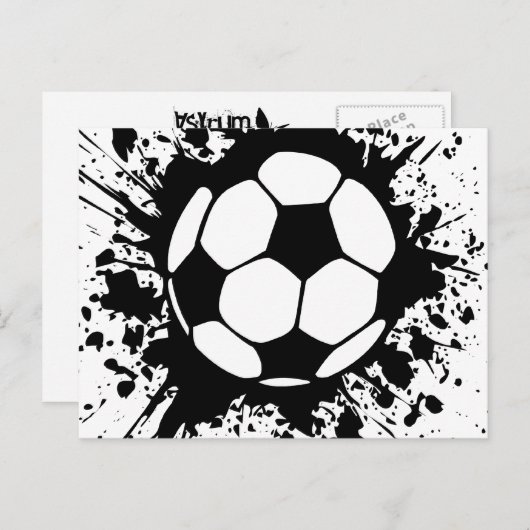 voetbalsplAT. Briefkaart (Voorkant / Achterkant)