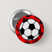 voetbalsplAT. Ronde Button 5,7 Cm (Voorkant /achterkant)