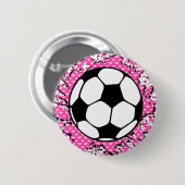 voetbalsplAT. Ronde Button 5,7 Cm (Voorkant /achterkant)