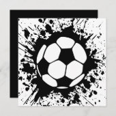 voetbalsplatt kaart (Voorkant / Achterkant)