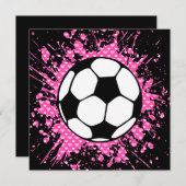 voetbalsplatt kaart (Voorkant / Achterkant)