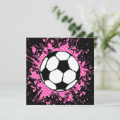 voetbalsplatt kaart (Staand voorkant)