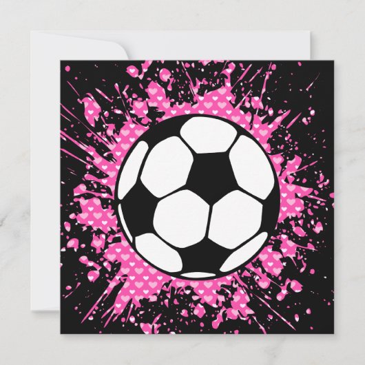 voetbalsplatt kaart (Voorkant)