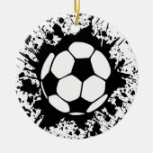 voetbalsplatt keramisch ornament (Voorkant)