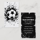 voetbalsplatt visitekaartje (Voorkant / Achterkant)