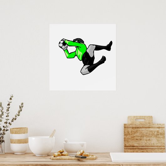 voetbalsport poster (Keuken)