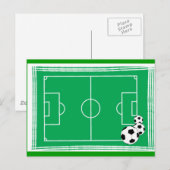 voetbalstadion briefkaart (Voorkant / Achterkant)