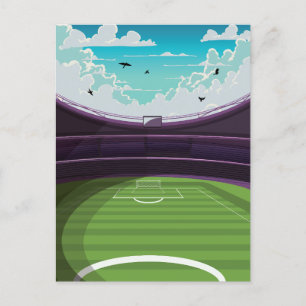 Voetbalstadion Feestdagenkaart