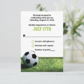 Voetbalstadion in Night Bar Mitzvah RSVP (KLEIN) (Staand voorkant)