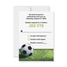 Voetbalstadion in Night Bar Mitzvah RSVP (KLEIN)