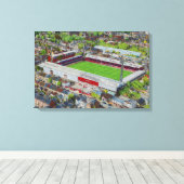 Voetbalstadion Kunst - Brentford, Londen Canvas Afdruk (Insitu (Houten vloer))