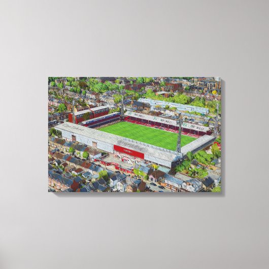Voetbalstadion Kunst - Brentford, Londen Canvas Afdruk (Voorkant)