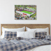 Voetbalstadion Kunst - Brentford, Londen Canvas Afdruk (Insitu (Slaapkamer))