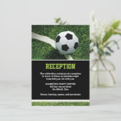 Voetbalstadion 's Avonds Bar Mitswa Ontvangstkaart Kaart (Staand voorkant)