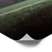 Voetbalstadion Veldlichten Panorama Poster (Hoek)