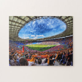 voetbalstadion vol fans legpuzzel