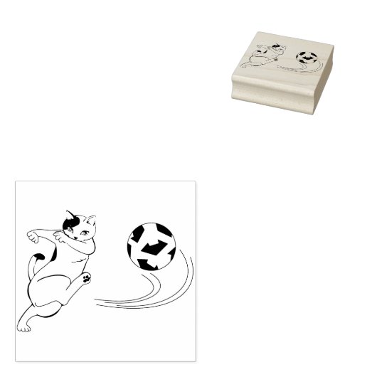 voetbalstempel rubberstempel (Gestempeld)