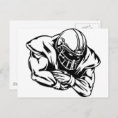 Voetbalster Briefkaart (Voorkant / Achterkant)