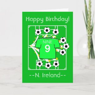Voetbalster (Groen - Noord-Ierland) Kaart