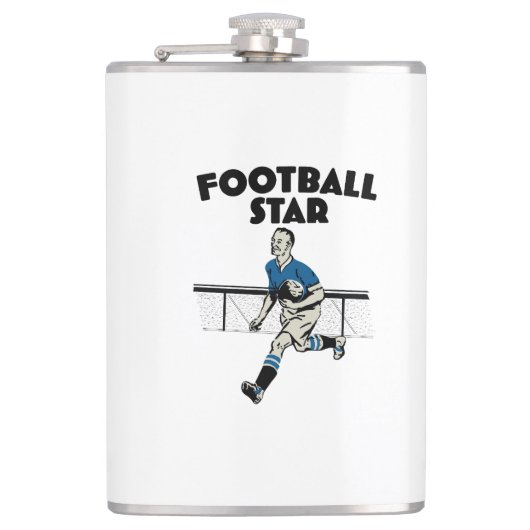 Voetbalster Heupfles (Voorkant)