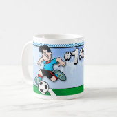 Voetbalster Koffiemok (Voorkant links)