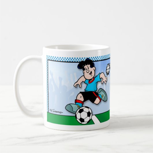 Voetbalster Koffiemok (Links)
