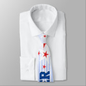 Voetbalster Rood Wit en Blauw Stropdas (Gebonden)