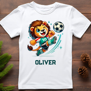 Voetbalster Schattige Lion T-shirt