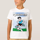 Voetbalster T-shirt (Voorkant)