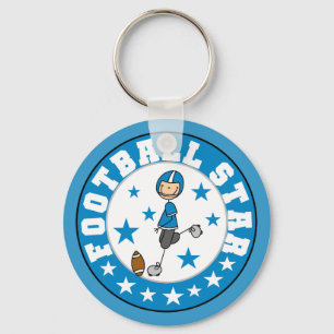 Voetbalster T-shirts en Cadeaus Sleutelhanger