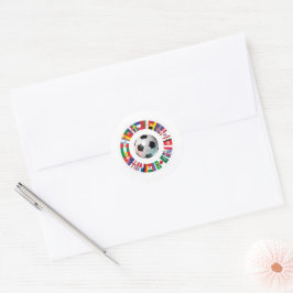 Voetbalsticker Ronde Sticker