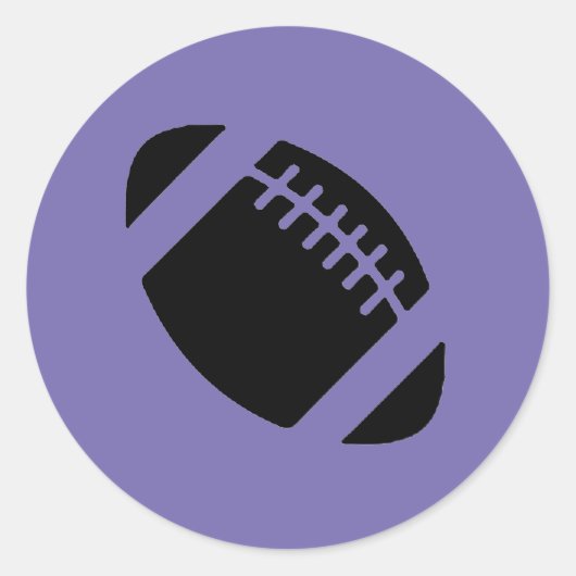 Voetbalsticker. Ronde Sticker (Voorkant)