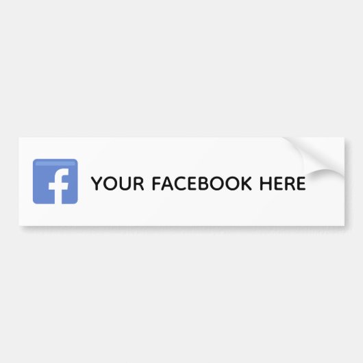 Voetbalsticker voor sociale media bumpersticker (Voorkant)