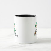 voetbalstickfiguurdrie mok (Midden)