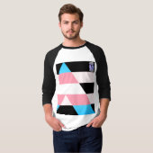 Voetbalstijl Trans Ally T-shirt (Voorkant volledig)
