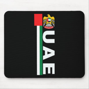 Voetbalstijl VAE Vlag Verenigde Arabische Emiraten Muismat